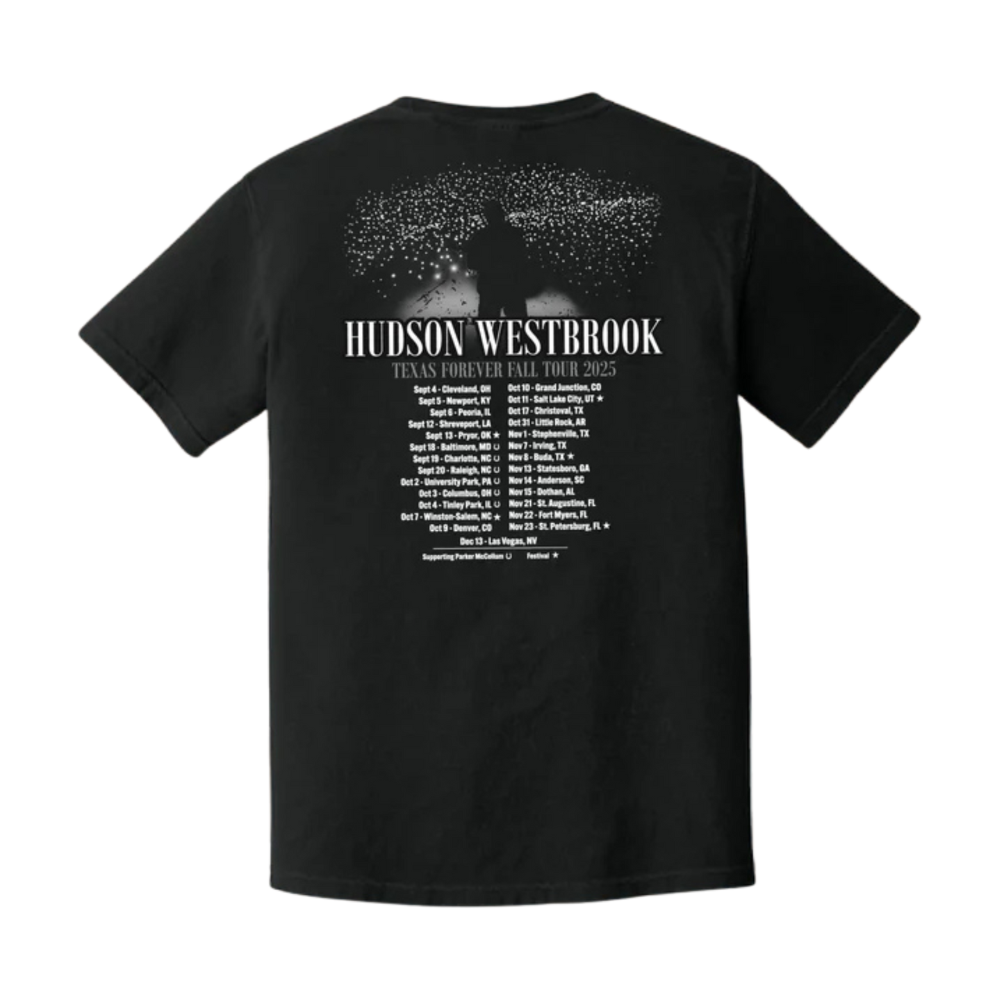 Texas Forever Fall Tour 2025 Tee – Comfort Colors Adult Tee