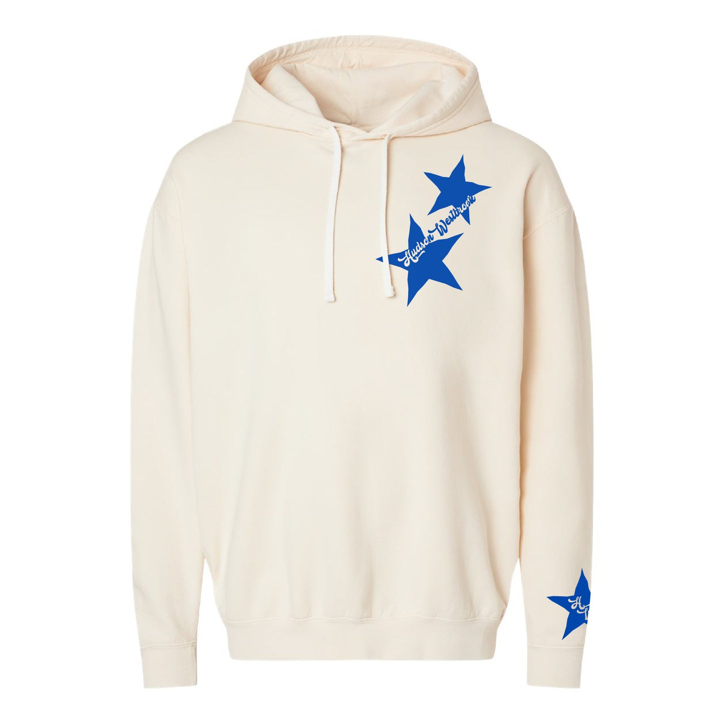HW Blue Star - Ivory Comfort Colors Hoodie