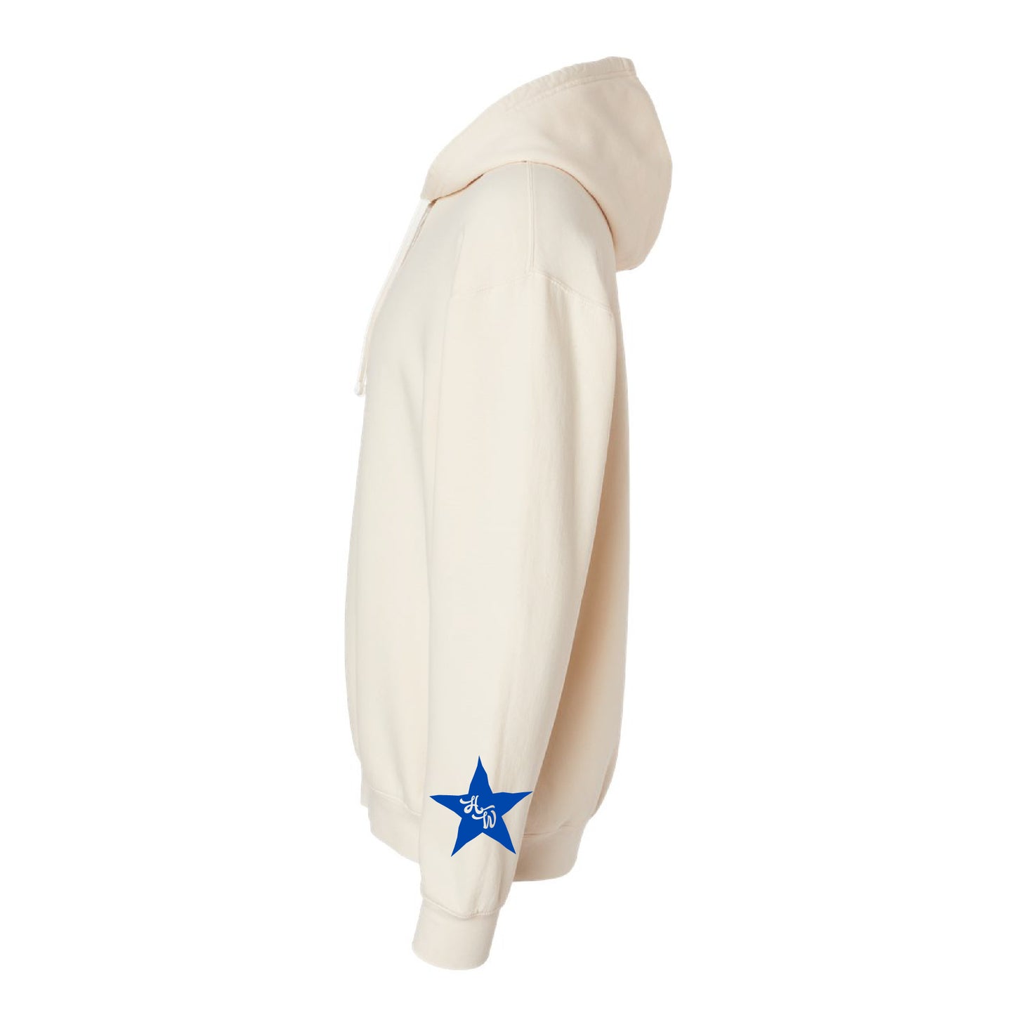 HW Blue Star - Ivory Comfort Colors Hoodie