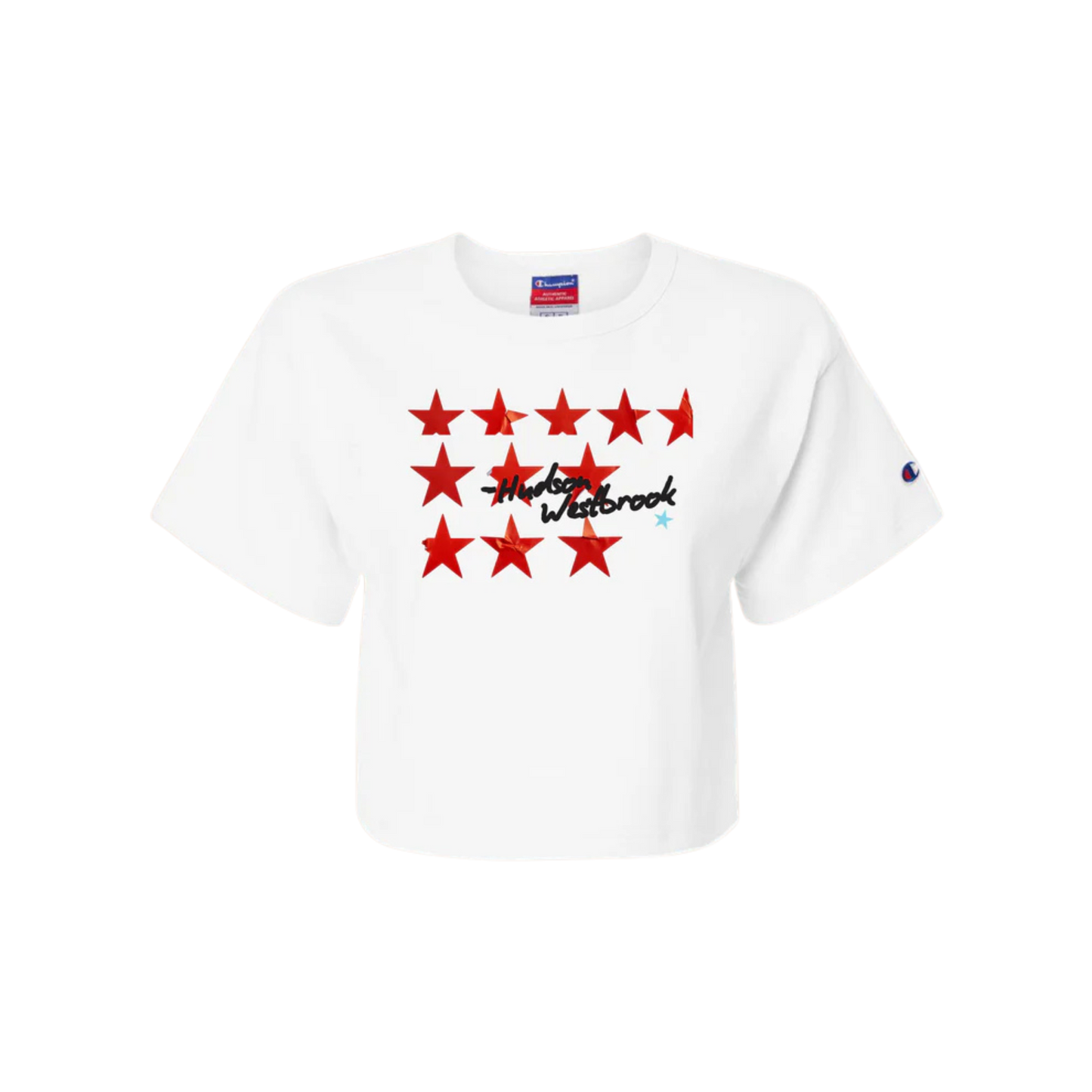 Red Star Crop Top