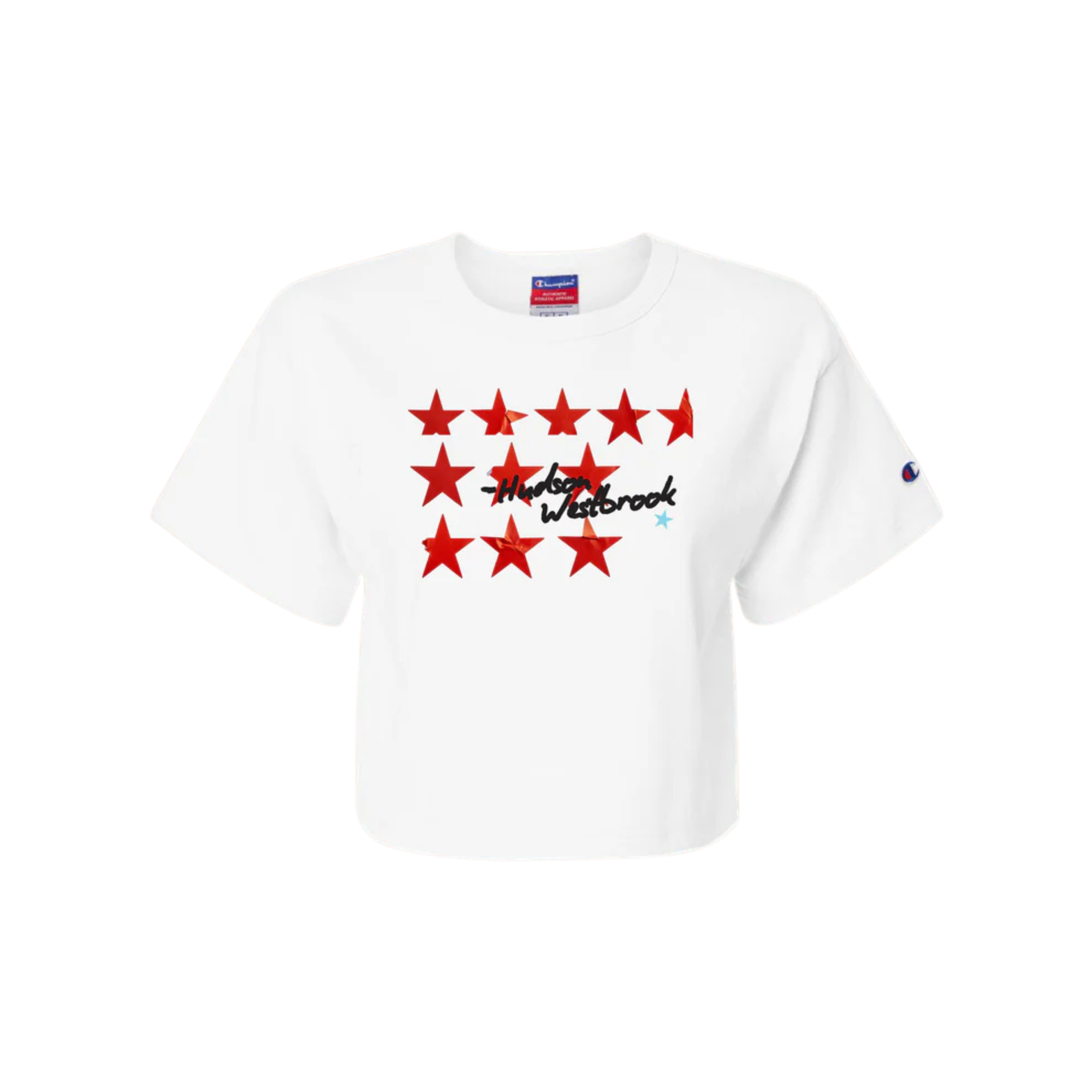 Red Star Crop Top
