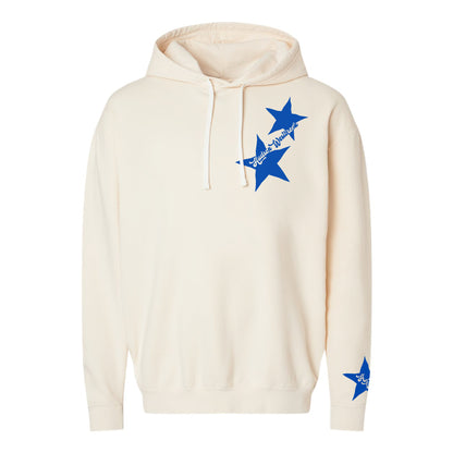 HW Blue Star - Ivory Comfort Colors Hoodie