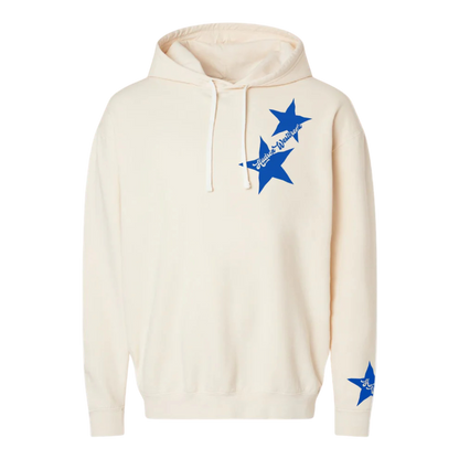 HW Blue Star - Ivory Comfort Colors Hoodie