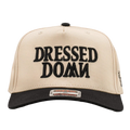 Dressed Down 5 Panel Snapback -BLACK/NATURAL