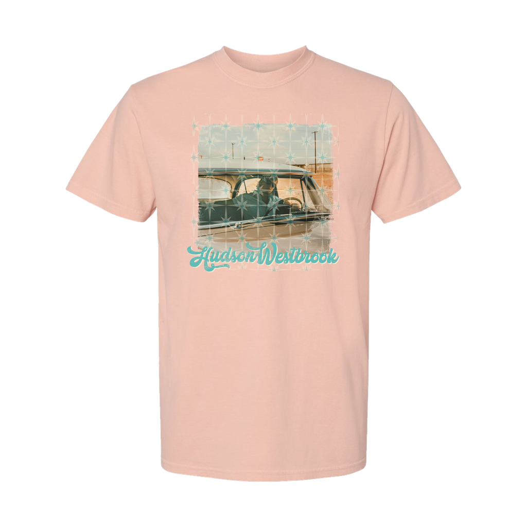 Funky Peach Tee – Comfort Colors Adult Tee