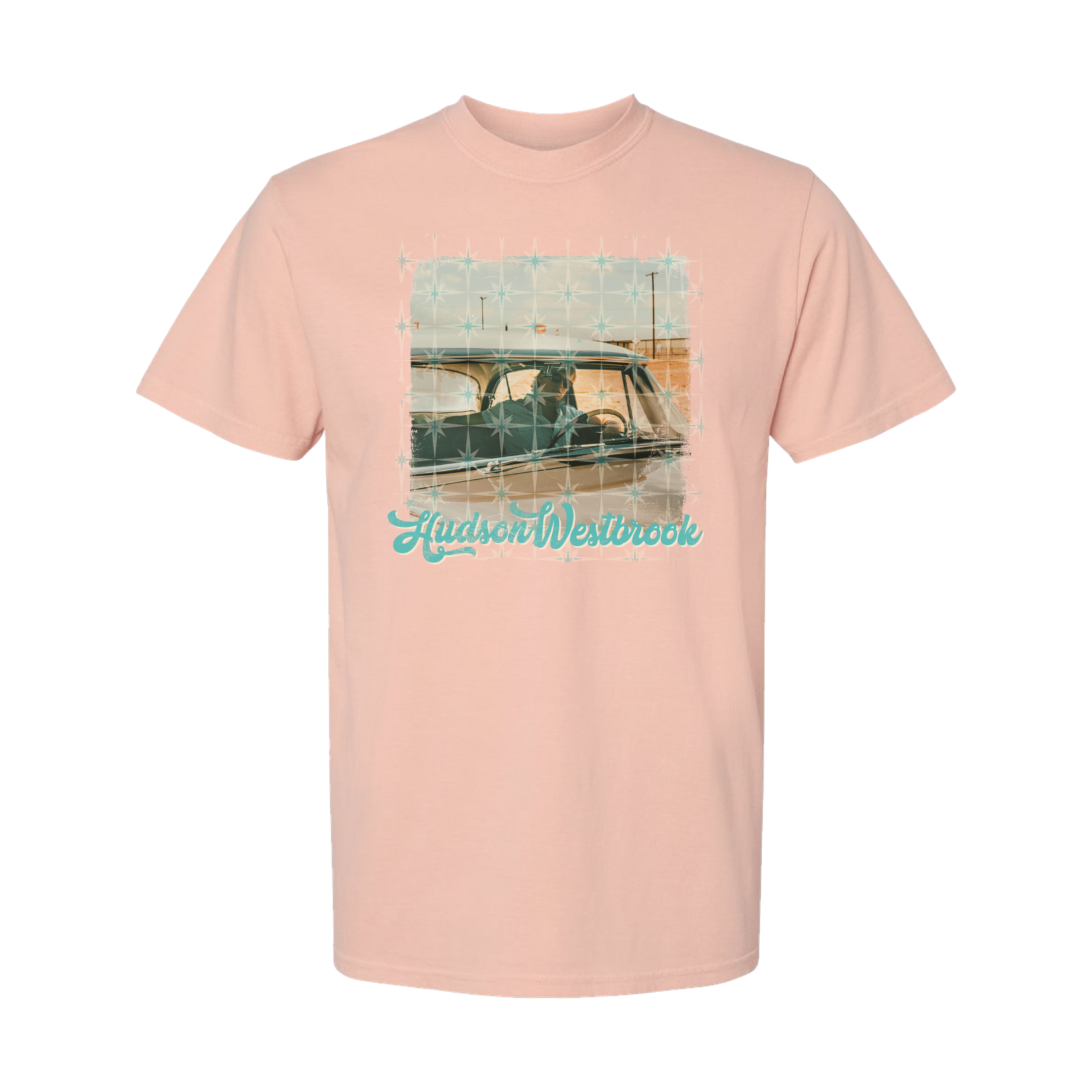Funky Peach Tee – Comfort Colors Adult Tee