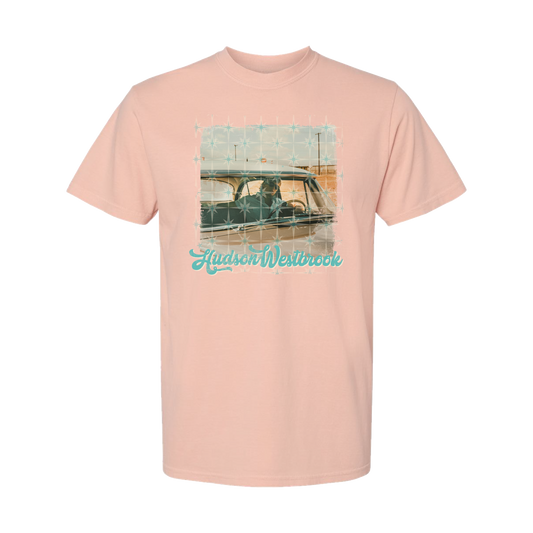 Funky Peach Tee – Comfort Colors Adult Tee