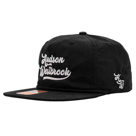Hudson Westbrook Design - Richardson 256 Rope Cap - BLACK