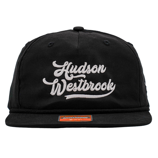Hudson Westbrook Design - Richardson 256 Rope Cap - BLACK